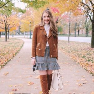 Faux Suede Jacket
